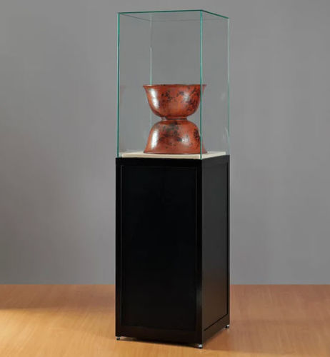 Vitrine contemporaine - SV1 500 WITH HIGH TOP - SDB Vitrinebouw BV - en verre / en bois / aluminium