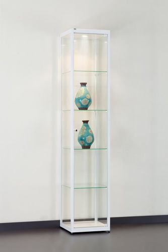 Vitrine contemporaine - JETSET 400 - SDB Vitrinebouw BV - en verre / en bois / aluminium