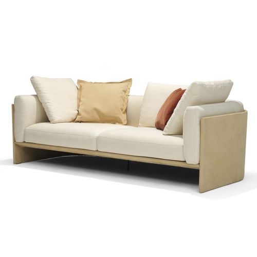 Canapé contemporain - CHELSEA - Linteloo - en tissu / en cuir / à coussins