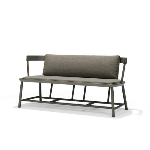 Banc contemporain - OISEAU - Linteloo - en frêne / en tissu / en cuir