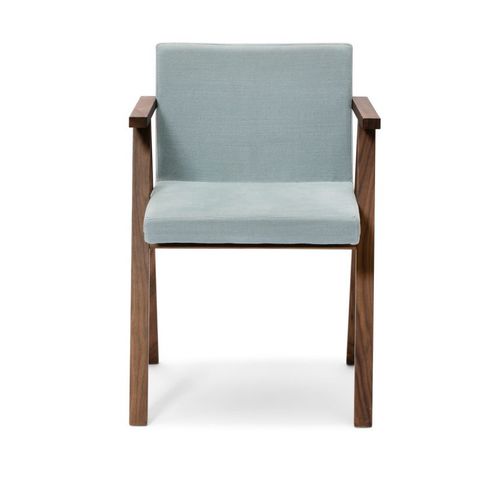 Chaise de salle à manger contemporaine - MODEL D - Linteloo - d'intérieur / en frêne / avec piètement en noyer