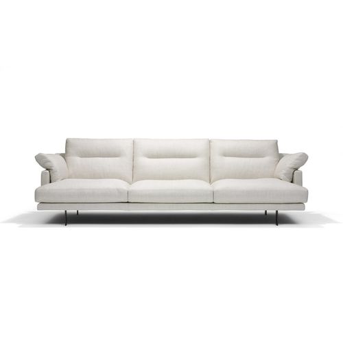Canapé contemporain - GEORGE - Linteloo - en tissu / en cuir / à coussins