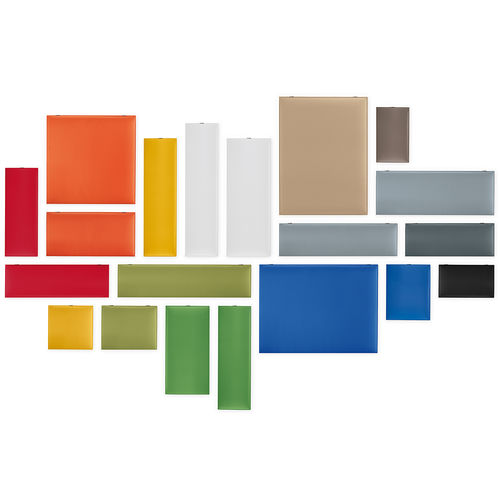 Panneau d'absorption acoustique mural - SNOWFIX  - Caimi Brevetti SpA - en fibre de polyester / coloré / professionnel