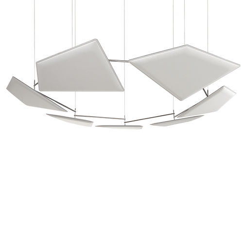 Panneau acoustique pour plafond - FLAP CHAIN design Alberto e Francesco Meda - Caimi Brevetti SpA - en polyester / coloré / pour agencement intérieur