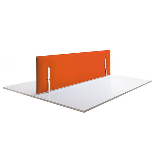 Panneau acoustique sur bureau - MITESCO DESK design Michele De Lucchi - Caimi Brevetti SpA - en polyester / rectangulaire / coloré