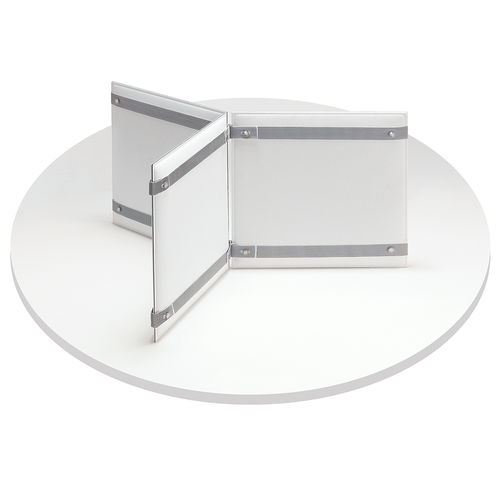 Panneau acoustique sur bureau - PLI DESK design Marc Sadler - Caimi Brevetti SpA - en polyester / rectangulaire / coloré