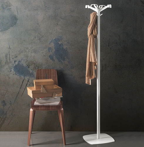 Porte-manteau sur pied - QUADRANGOLO  - Caimi Brevetti SpA - contemporain / en acier à revêtement par poudre / en plastique