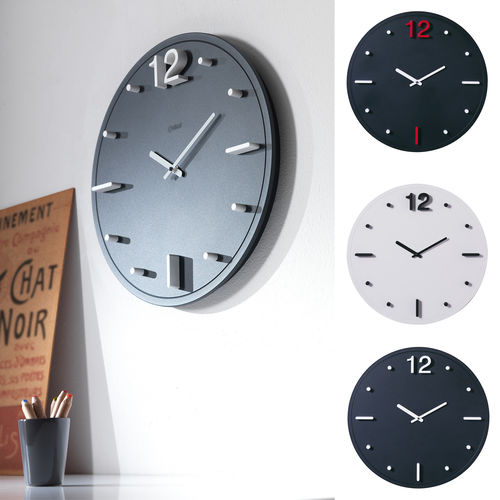 Horloge contemporaine - OREDODICI  - Caimi Brevetti SpA - murale / analogique / en aluminium