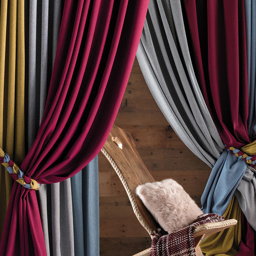 Tissu acoustique - FIBER 3 MELANGE - Caimi Brevetti SpA - pour rideaux / uni / en laine