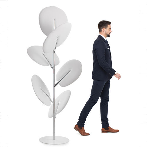 Panneau d'absorption acoustique autoportant - BOTANICA TOTEM - Caimi Brevetti SpA - en fibre de polyester / en métal chromé / pour agencement intérieur