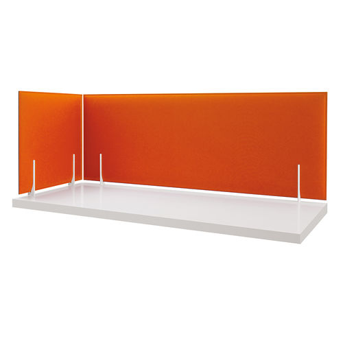 Panneau d'absorption acoustique sur bureau - MINIMAL  - Caimi Brevetti SpA - en fibre de polyester / coloré / pour bureau