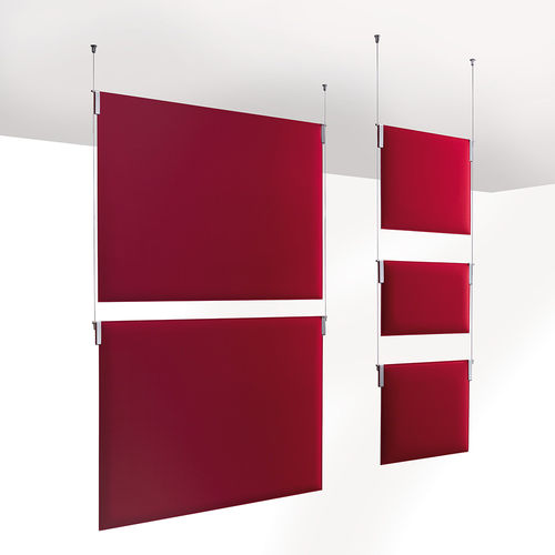 Panneau d'absorption acoustique pour plafond - TRA LIGHT  - Caimi Brevetti SpA - suspendu / en fibre de polyester / coloré