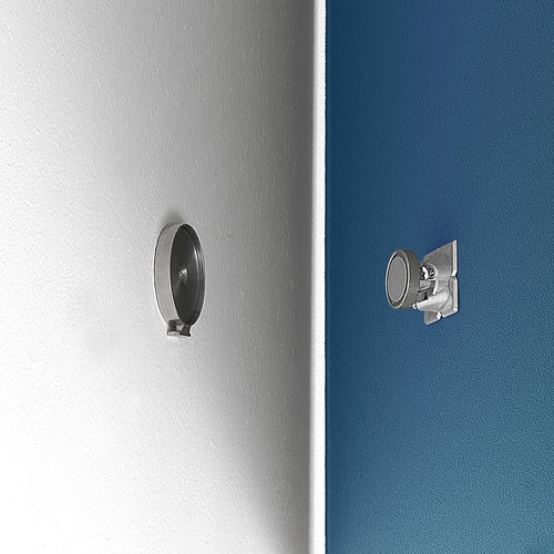Système de fixation en métal - Snowmagnet - Caimi Brevetti SpA - pour panneaux / pour intérieur