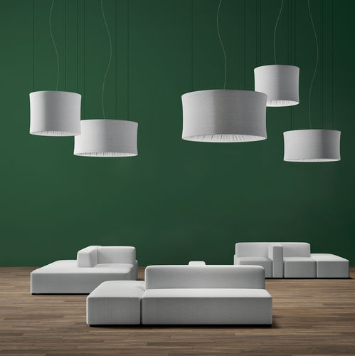 Abat-jour d'absorption acoustique - MILANO - Caimi Brevetti SpA - contemporain / en tissu / suspension