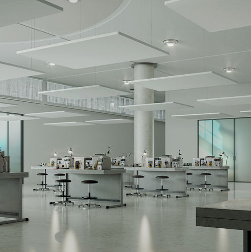 Panneau acoustique pour mur - INDUSTRIAL - Caimi Brevetti SpA - pour plafond / suspendu / en polyester