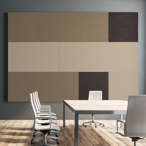 Panneau d'absorption acoustique mural - Snowcustom - Caimi Brevetti SpA - pour plafond / en tissu / en fibre de polyester