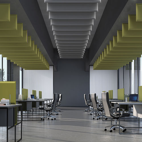 Panneau d'absorption acoustique pour plafond - SNOWSOUND-UP - Caimi Brevetti SpA - pour agencement intérieur / pour établissement public / professionnel