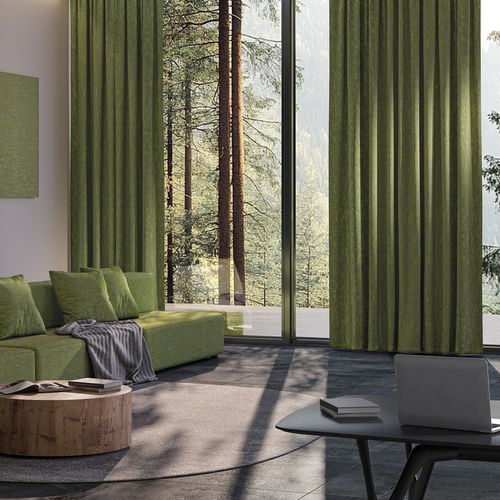 Tissu acoustique - Fiber 14 Biosphere - Caimi Brevetti SpA - pour rideaux / à motif / en polyester