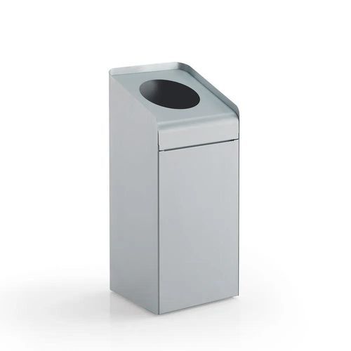 Poubelle en acier à revêtement par poudre - RICICLO CURVE - Caimi Brevetti SpA - époxy / d'extérieur / de tri sélectif