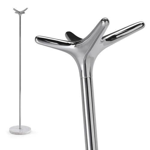 Porte-manteau sur pied - LEDA - Caimi Brevetti SpA - contemporain / époxy / en acier chromé
