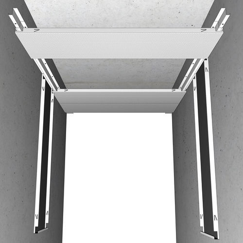 Faux-plafond en acier galvanisé - ORIAL XL - Plafometal - en panneaux / pour bureau / pour salle blanche