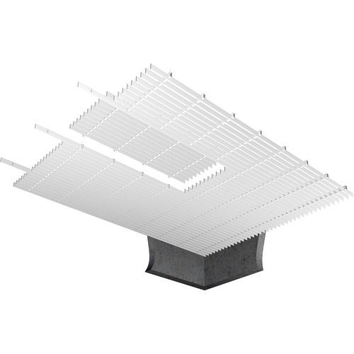 Faux-plafond en aluminium - GRILAM I - Plafometal - en panneaux / d'intérieur / ignifuge