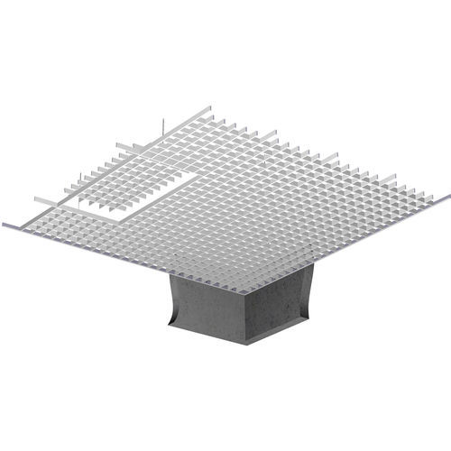 Faux-plafond en aluminium - GRILUM - Plafometal - en panneaux / d'intérieur / ignifuge