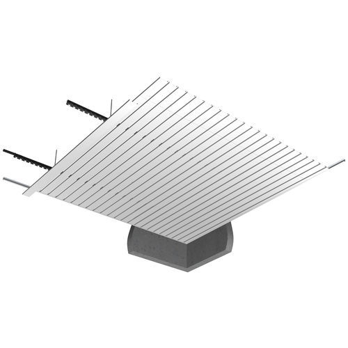 Faux-plafond en aluminium - TYPE U - Plafometal - en acier / en lames / d'intérieur