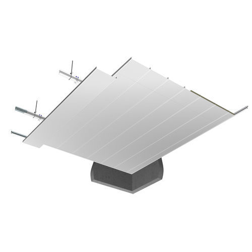 Faux-plafond en acier galvanisé - PM300 - Plafometal - en panneaux / d'intérieur / acoustique