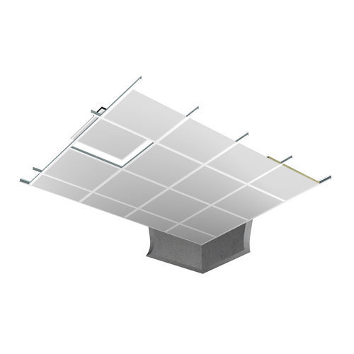 Faux-plafond en aluminium - H0 - Plafometal - en acier galvanisé / en dalles / pour bureau
