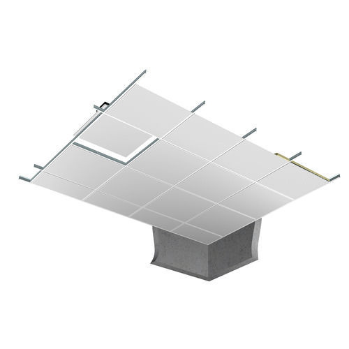Faux-plafond en aluminium - H8 - Plafometal - en acier galvanisé / en dalles / pour bureau