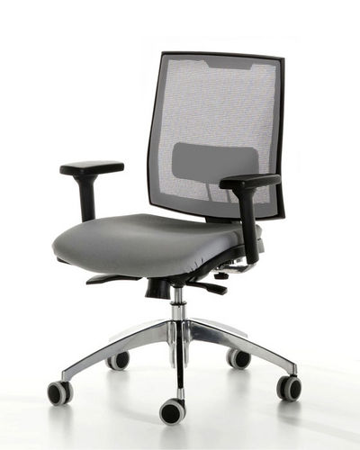Chaise de bureau contemporaine - ENERGY - Manerba - en résille / réglable / à roulettes