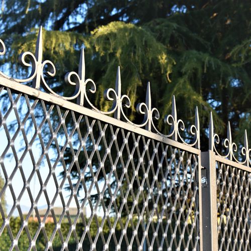 Clôture en tôle déployé - ROBERTA - Fils - de jardin / en métal / classique