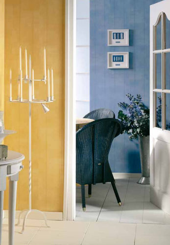 Panneau décoratif mural - DUMAPAN® - MARCO POLO YELLOW AND BLUE SEAMLESS - Dumaplast Extrusion - en PVC / en stratifié / mat