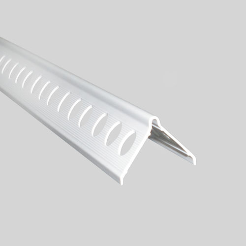 Profilé décoratif en PVC - NOVOYESO - EMAC - pour angle extérieur / en L / blanc