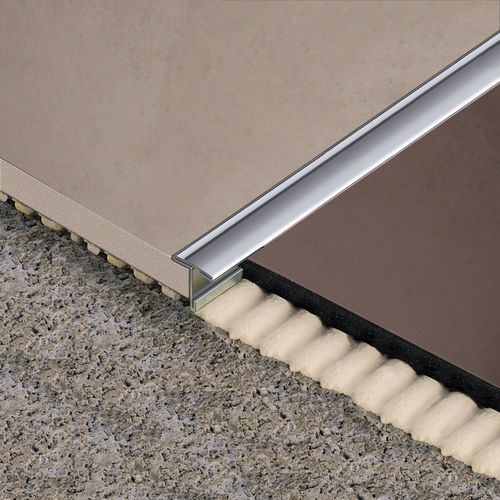 Profilé de séparation en aluminium - NOVOSEPARA 4 - EMAC - en laiton / en inox / pour carrelage