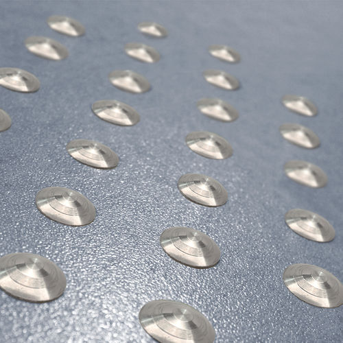 Bande de guidage podotactile - Novotop Access Aluminio - EMAC