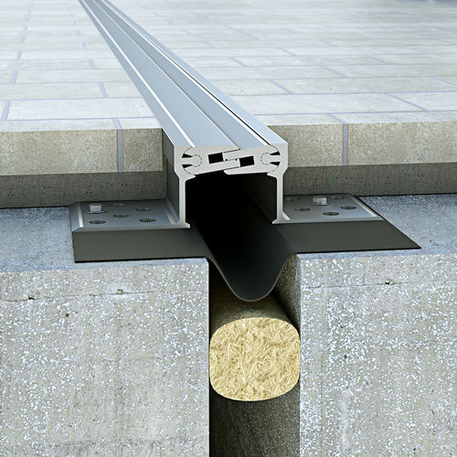 Joint de dilatation en aluminium extrudé - NOVOJUNTA PRO® METAL 50 - EMAC - pour plancher / carrossable / piétonnièr
