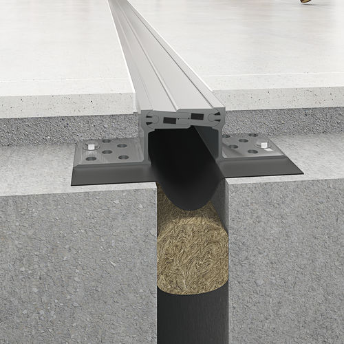 Joint de dilatation en aluminium extrudé - NOVOJUNTA PRO® METAL 60 - EMAC - pour plancher / carrossable / piétonnièr