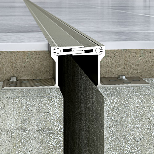 Joint de dilatation en aluminium extrudé - NOVOJUNTA PRO® METAL 45 - EMAC - pour plancher / carrossable / piétonnièr