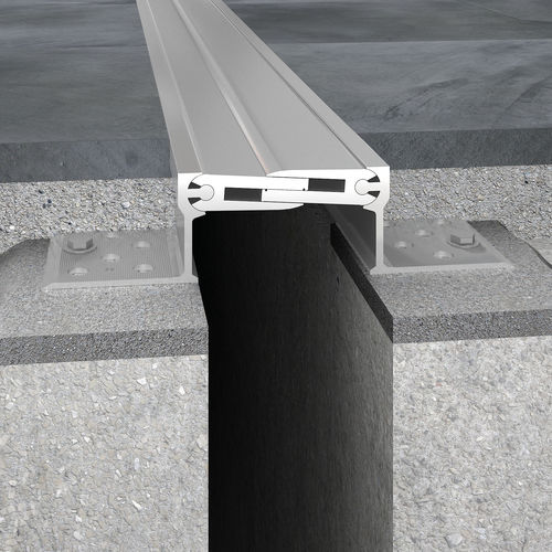 Joint de dilatation en aluminium - NOVOJUNTA® PRO METAL 80 - EMAC - de sol / carrossable