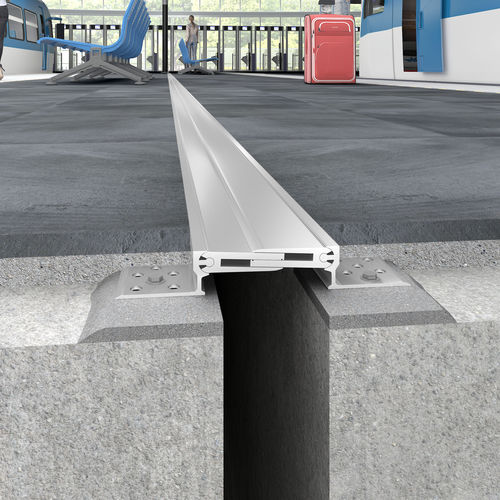 Joint de dilatation en aluminium - NOVOJUNTA® PRO METAL 100  - EMAC - de sol