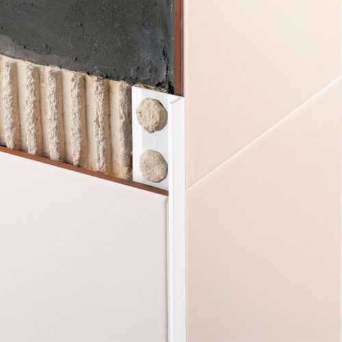 Profilé de finition en PVC - NOVOPARED/NOVOSUELO PVC - EMAC - pour carrelage / pour angle extérieur / en L