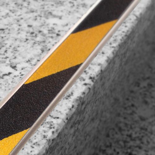 Profilé de séparation en aluminium anodisé - NOVOPLETINA SAFETY - EMAC - pour marche / antidérapant