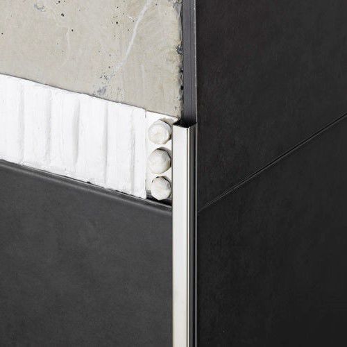 Profilé de finition en acier inox - NOVOLISTEL® 3 STAINLESS STEEL - EMAC - pour cloison