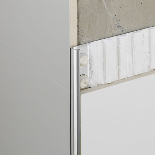 Profilé de finition en aluminium - NOVOCANTO® ALUMINUM - EMAC - pour carrelage / pour angle extérieur