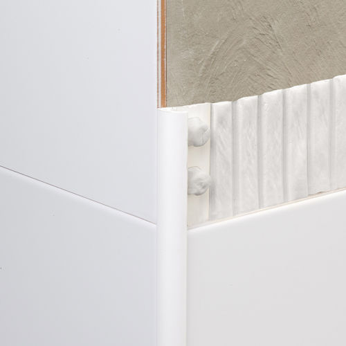 Profilé de finition en PVC - NOVOCANTO® PVC - EMAC - pour carrelage / pour angle extérieur / quart-de-rond