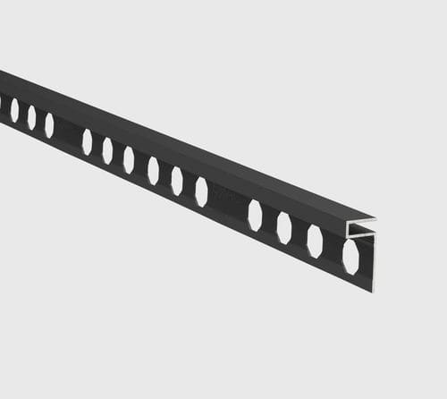 Profilé de séparation en aluminium - Novolistel&reg; 3 XS - EMAC - pour carrelage / en L / argenté