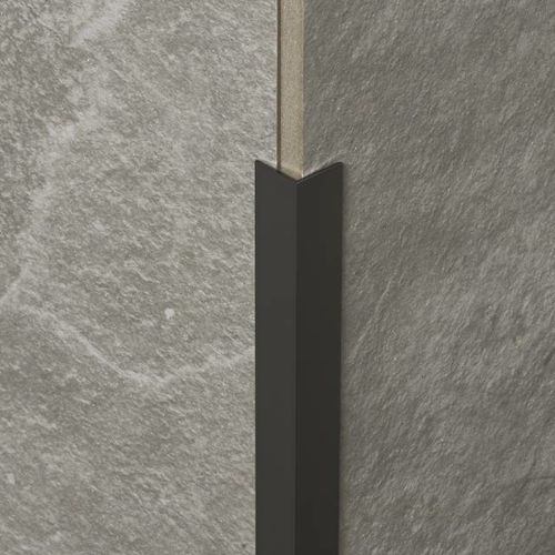 Profilé de finition en aluminium - NOVOESCUADRA - EMAC - argenté / blanc / noir
