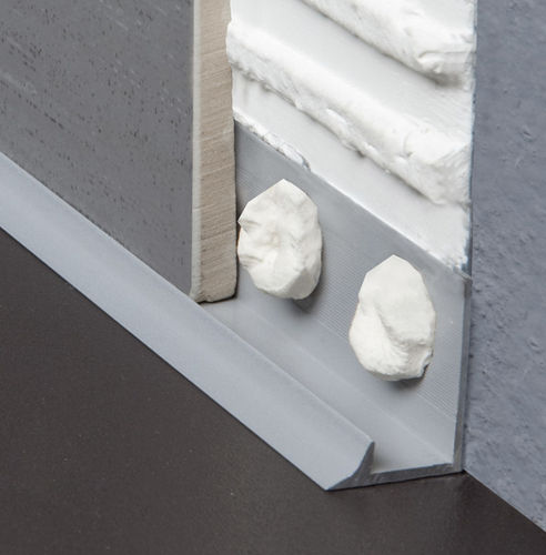 Profilé de finition en aluminium - NOVOESCOCIA® XS ANTIBACTERIAL - EMAC - pour carrelage / pour angle intérieur